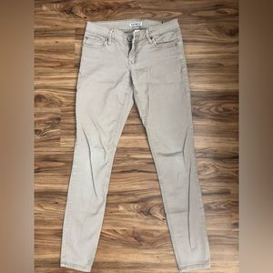 Express Khaki Skinny Jeans